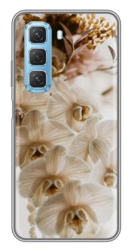 Чехол с принтом "Нежная орхидея" для Infinix Hot 50 5G