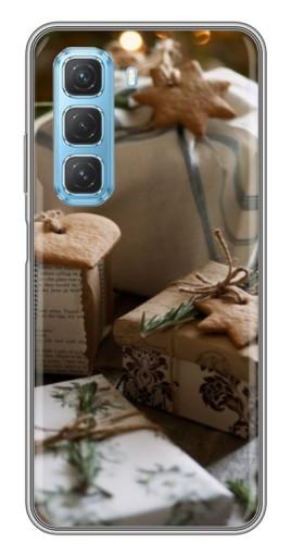 Чехол с принтом "Нежные подарки" для Infinix Hot 50 5G