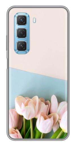 Чехол с картинкой "Нежные тюльпаны" для Infinix Hot 50 5G