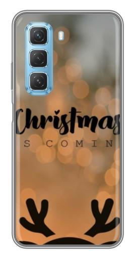 Чехол с картинкой "Новогодняя заставка" для Infinix Hot 50 5G