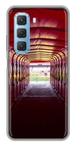 Силиконовый чехол с изображением "Подтрибунная с Олд Трафорд" для Infinix Hot 50 5G