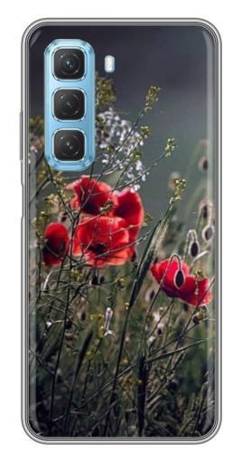 Силиконовый чехол с изображением "Поле цветов" для Infinix Hot 50 5G