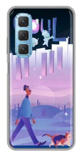Чехол с печатью "Постер к мультику" для Infinix Hot 50 5G