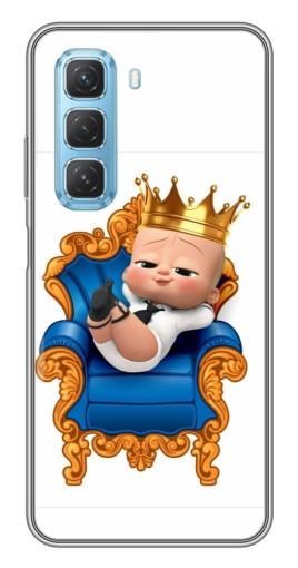 Чехол с печатью "Ребенок Король" для Infinix Hot 50 5G