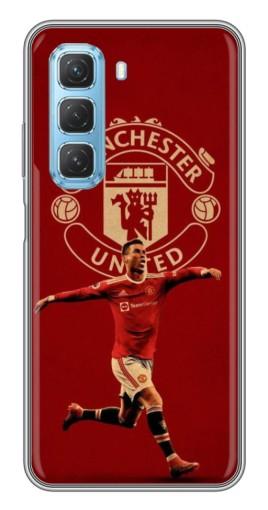 Чехол с картинкой "Ronaldo в МЮ" для Infinix Hot 50 5G