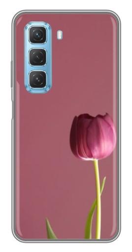 Чехол с печатью "Розовый тюльпан" для Infinix Hot 50 5G