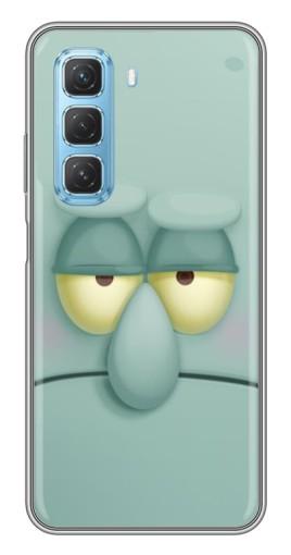 Силиконовый чехол с изображением "Сквидвард" для Infinix Hot 50 5G