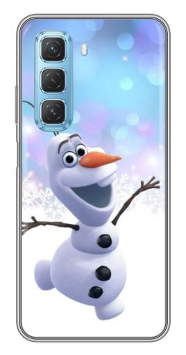 Чехол с картинкой "Снеговик Олаф" для Infinix Hot 50 5G