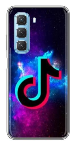 Чехол с печатью "ТикТок в космосе" для Infinix Hot 50 5G