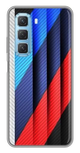 Силиконовый чехол с изображением "Цвета лого БМВ" для Infinix Hot 50 5G