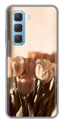 Чехол с печатью "Тюльпаны на солнце" для Infinix Hot 50 5G