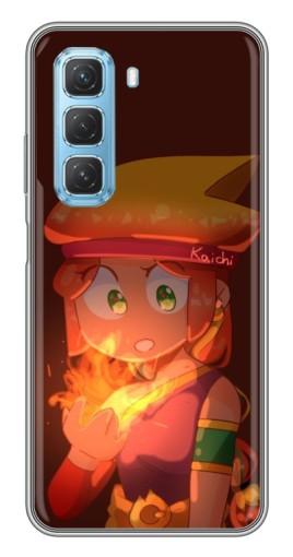 Чехол с принтом "Удивлённая Амбер" для Infinix Hot 50 5G