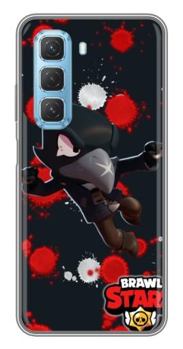 Чехол с принтом "Ворон Бравл Старс" для Infinix Hot 50 5G