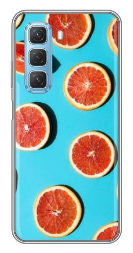 Чехол с картинкой "Яркие грейпфруты" для Infinix Hot 50 5G