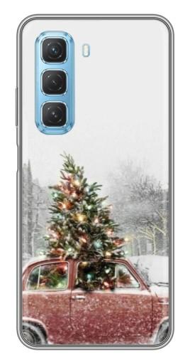 Чехол с картинкой "Елка в машине" для Infinix Hot 50 5G