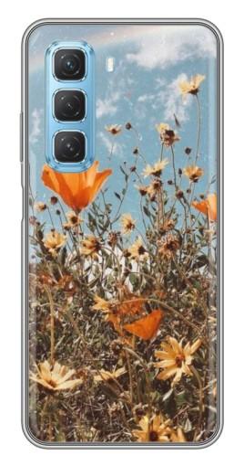 Силиконовый чехол с изображением "Желтые цветы" для Infinix Hot 50 5G