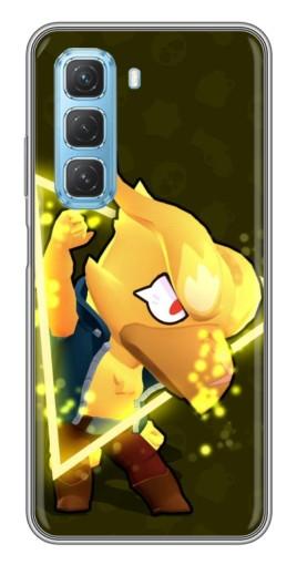 Чехол с картинкой "Золотой Ворон" для Infinix Hot 50 5G