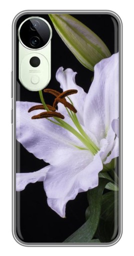 Силиконовый чехол с изображением "Большая лилия" для Vivo T3 Ultra