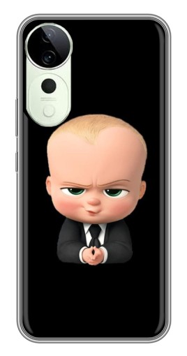 Силиконовый чехол с изображением "Хитрый Босс" для Vivo T3 Ultra
