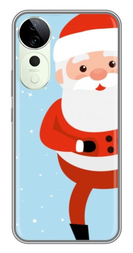 Силиконовый чехол с изображением "Крутой Дед Мороз" для Vivo T3 Ultra