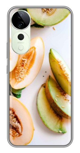 Силиконовый чехол с изображением "Свежие дыньки" для Vivo T3 Ultra