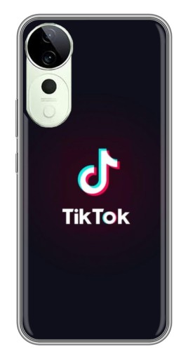 Чехол с картинкой "TikTok темный" для Vivo T3 Ultra