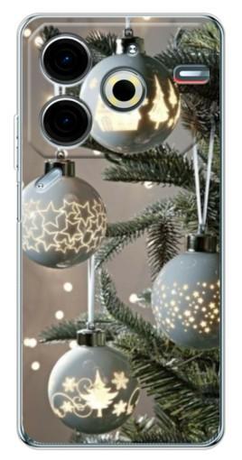 Чехол с печатью "Белые шары " для Tecno Pova 6 Neo 5G