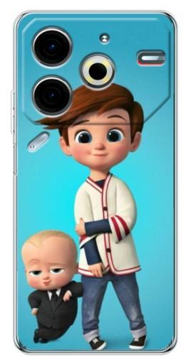 Чехол с печатью "Boss and Boy" для Tecno Pova 6 Neo 5G