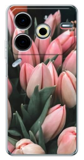 Силиконовый чехол с изображением "Букет тюльпанов" для Tecno Pova 6 Neo 5G