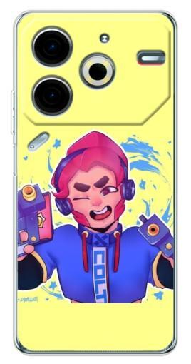 Силиконовый чехол с изображением "Colt Anime" для Tecno Pova 6 Neo 5G