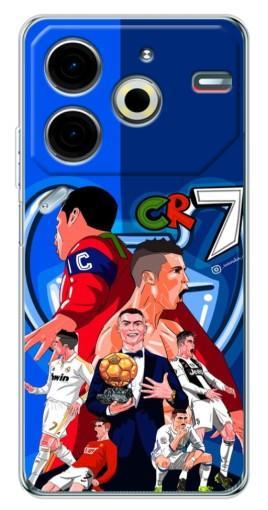 Чехол с печатью "CR7" для Tecno Pova 6 Neo 5G