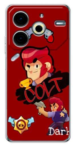 Чехол с печатью "Dark Colt" для Tecno Pova 6 Neo 5G