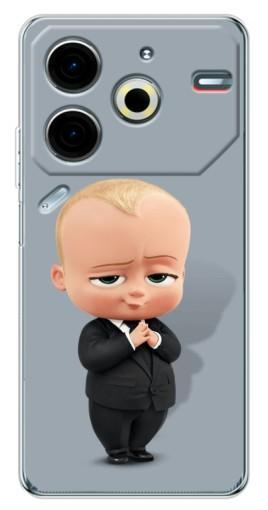 Чехол с печатью "Деловой ребенок" для Tecno Pova 6 Neo 5G