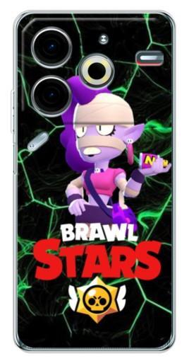 Силиконовый чехол с изображением "Emz Brawl Stars" для Tecno Pova 6 Neo 5G