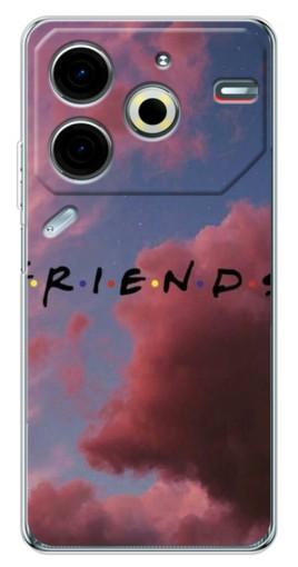 Чехол с печатью "Friends" для Tecno Pova 6 Neo 5G