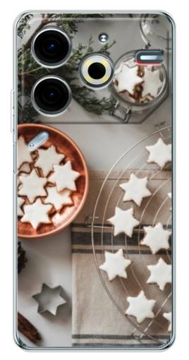 Чехол с принтом "Имбирные звездочки" для Tecno Pova 6 Neo 5G
