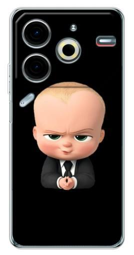 Чехол с печатью "Хитрый Босс" для Tecno Pova 6 Neo 5G