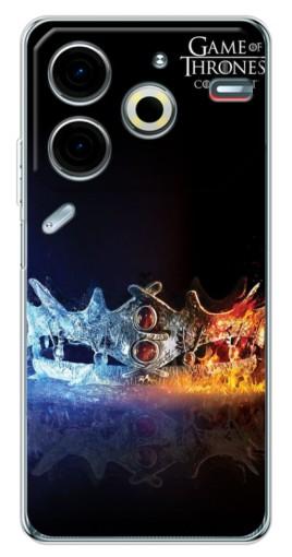 Чехол с печатью "Корона" для Tecno Pova 6 Neo 5G