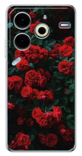 Силиконовый чехол с изображением "Красные розы" для Tecno Pova 6 Neo 5G