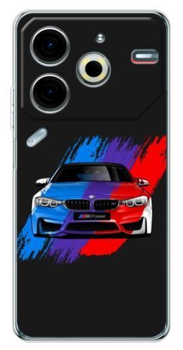 Силиконовый чехол с изображением "Красочный BMW" для Tecno Pova 6 Neo 5G