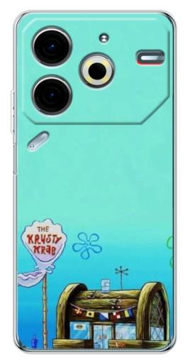 Чехол с картинкой "Krusty Krab" для Tecno Pova 6 Neo 5G
