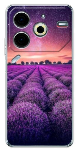 Чехол с печатью "Лавандовое поле" для Tecno Pova 6 Neo 5G