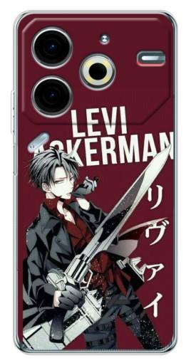 Чехол с картинкой "levi Ackerman" для Tecno Pova 6 Neo 5G