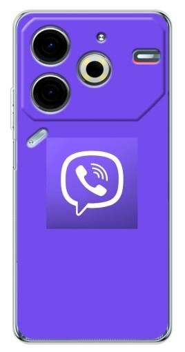 Чехол с печатью "Лого Viber" для Tecno Pova 6 Neo 5G