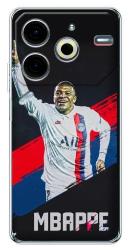 Чехол с картинкой "Mbappe в ПСЖ" для Tecno Pova 6 Neo 5G