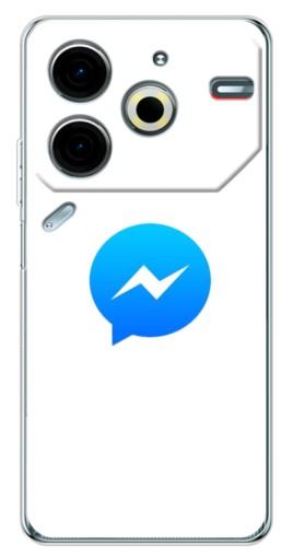 Чехол с картинкой "messenger logo" для Tecno Pova 6 Neo 5G