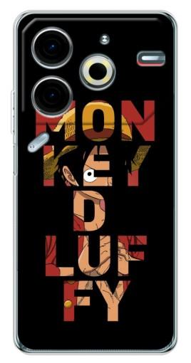 Силиконовый чехол с изображением "Monky d Luffy" для Tecno Pova 6 Neo 5G