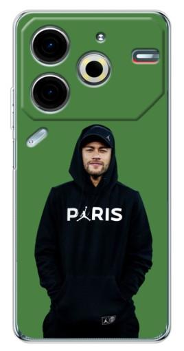 Чехол с картинкой "Неймар Paris" для Tecno Pova 6 Neo 5G