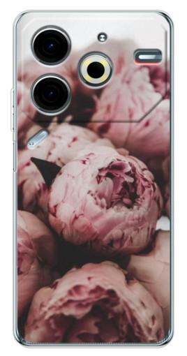 Чехол с картинкой "Нежные пионы" для Tecno Pova 6 Neo 5G
