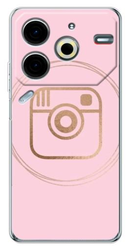 Чехол с принтом "розовый инстаграм" для Tecno Pova 6 Neo 5G